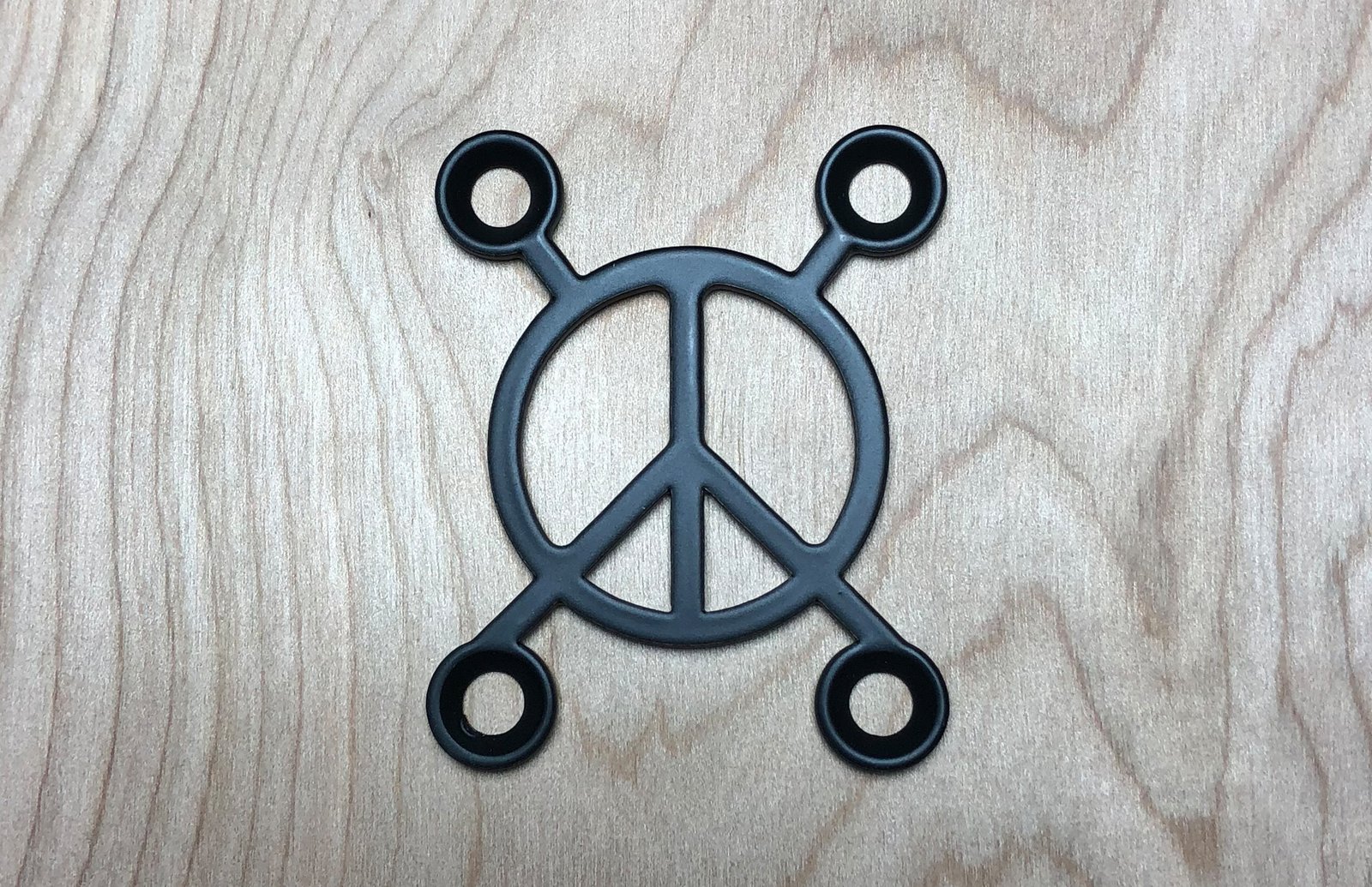 Peace X - Industrial Black | Icon Plates